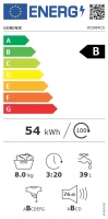SET Gorenje W2A84CS energetický štítek new